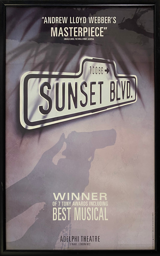 Sunset Boulevard (framed & signed by Elaine Paige)