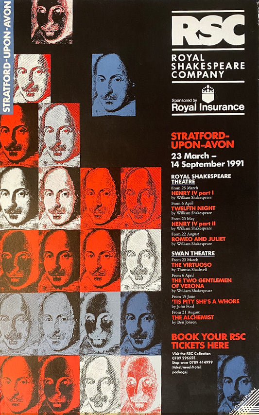 RSC 1991 Season in Stratford-upon-Avon